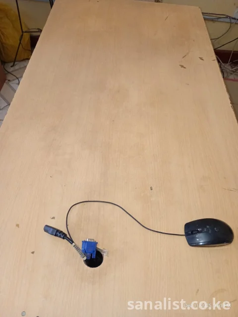 Office Desk with Double Drawers