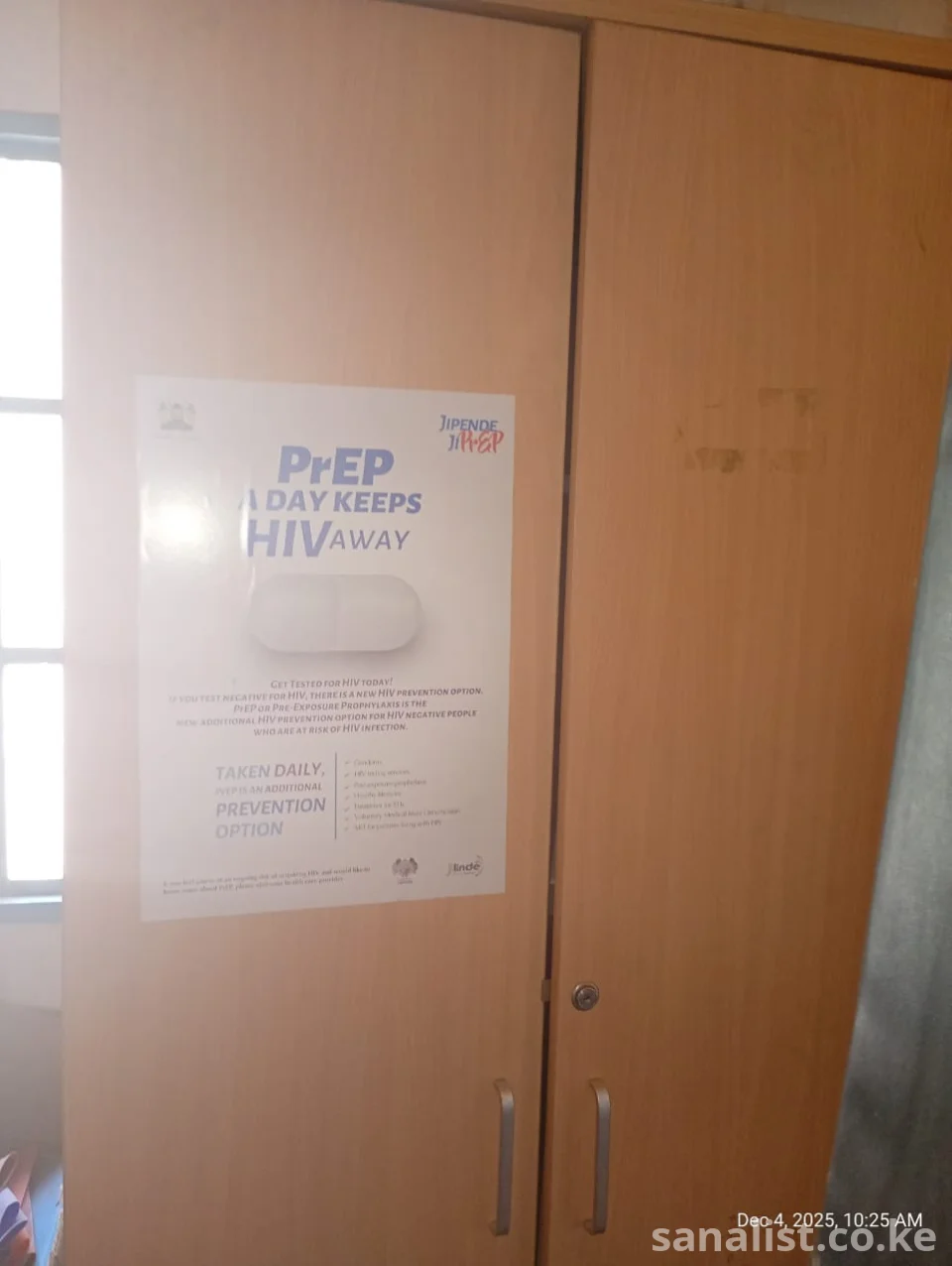 2-Door Wooden Cabinet / Closet –