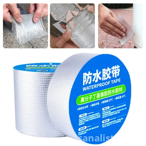 Super Strong Butyl Waterproof Tape – High Adhesion Leak Repair Tape for Roof, Gutter, Metal & PVC – Available in Nairobi | Sanalist Kenya