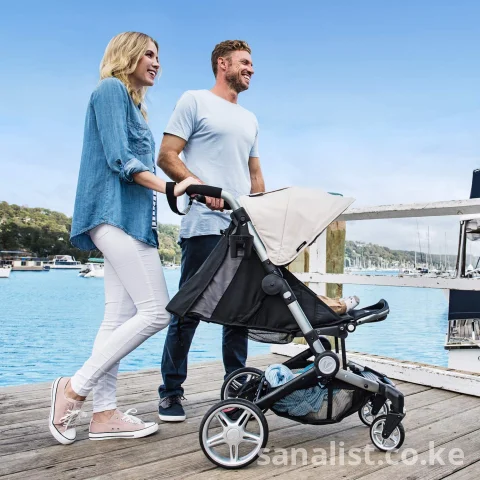 Larktale Stroller — Lightweight Travel Baby Pushchair with Reclining Seat, Sun Canopy & Snack Tray | Available in Nairobi, Kenya 4