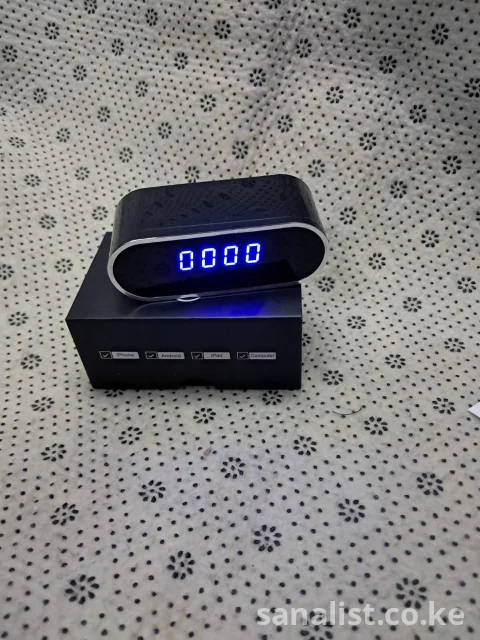 Digital Table Clock with Hidden Spy Camera | Jiwels Household Nairobi | Delivery Kenya