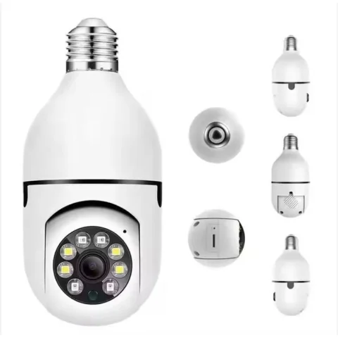 Smart PTZ Bulb Security Camera WiFi 1080P – E27 Light Socket CCTV by Jiwel Household, Nairobi 3