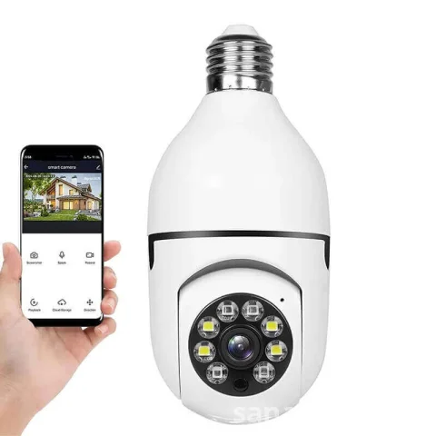 Smart PTZ Bulb Security Camera WiFi 1080P – E27 Light Socket CCTV by Jiwel Household, Nairobi