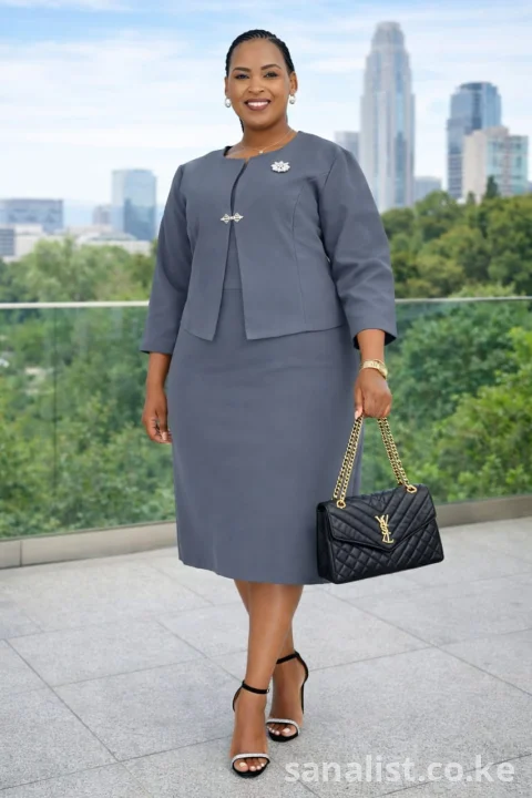 Chic Women’s Suit Set – Elegant Dress with Blazer for Plus Sizes – Nairobi | Sanalist Classified Ads