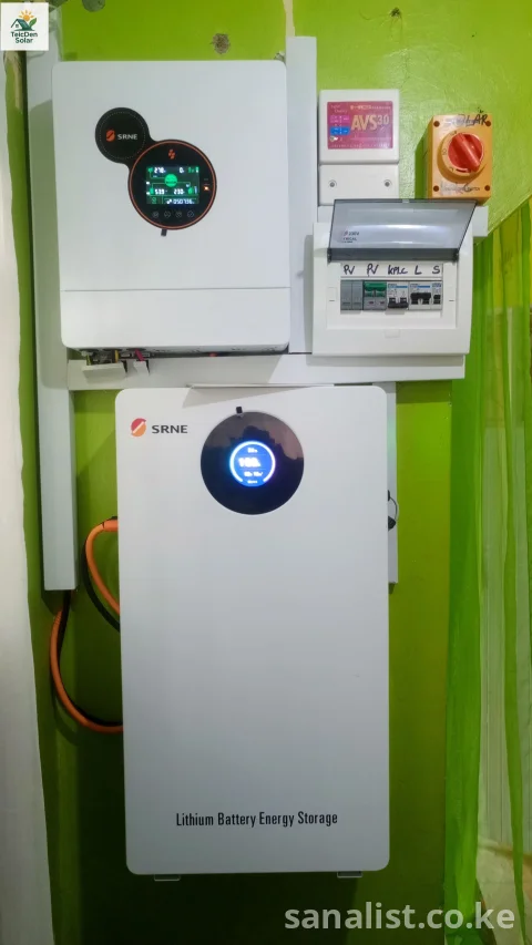 Teicden Solar Mwananchi Max Package 3kW KSh 365,000 | 6x550W Panels + 5.12kWh Lithium | Nairobi