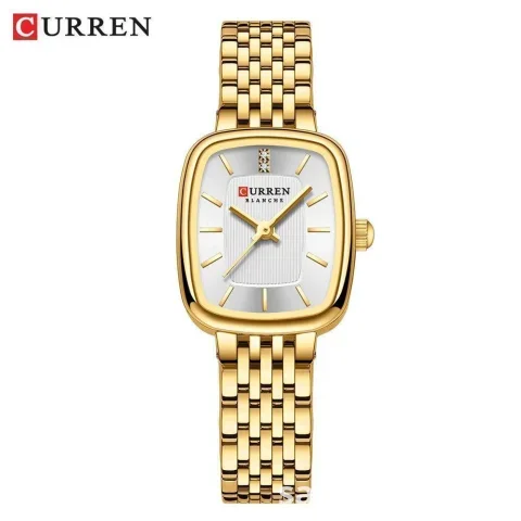 Curren Women’s Gold Stainless Steel Square Watch | Elegant Ladies Wrist Watch | Stunning Watches | SanaLIST Kenya