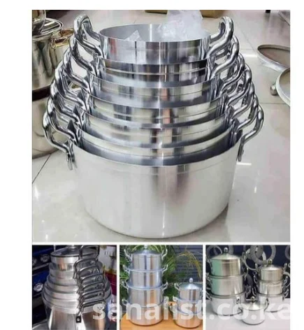 Tornado 14pcs Aluminum Cookware Set or Stainless Sufurias Set with Lids