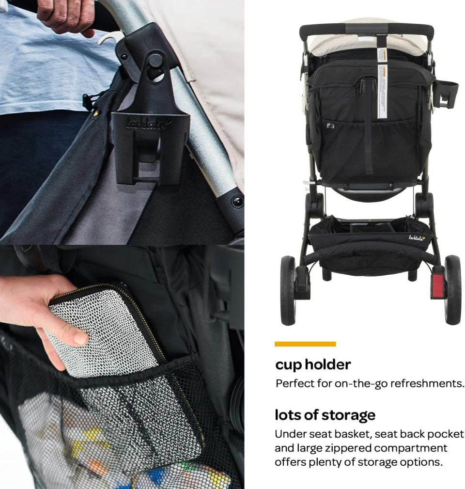 Larktale Stroller — Lightweight Travel Baby Pushchair with Reclining Seat, Sun Canopy & Snack Tray | Available in Nairobi, Kenya