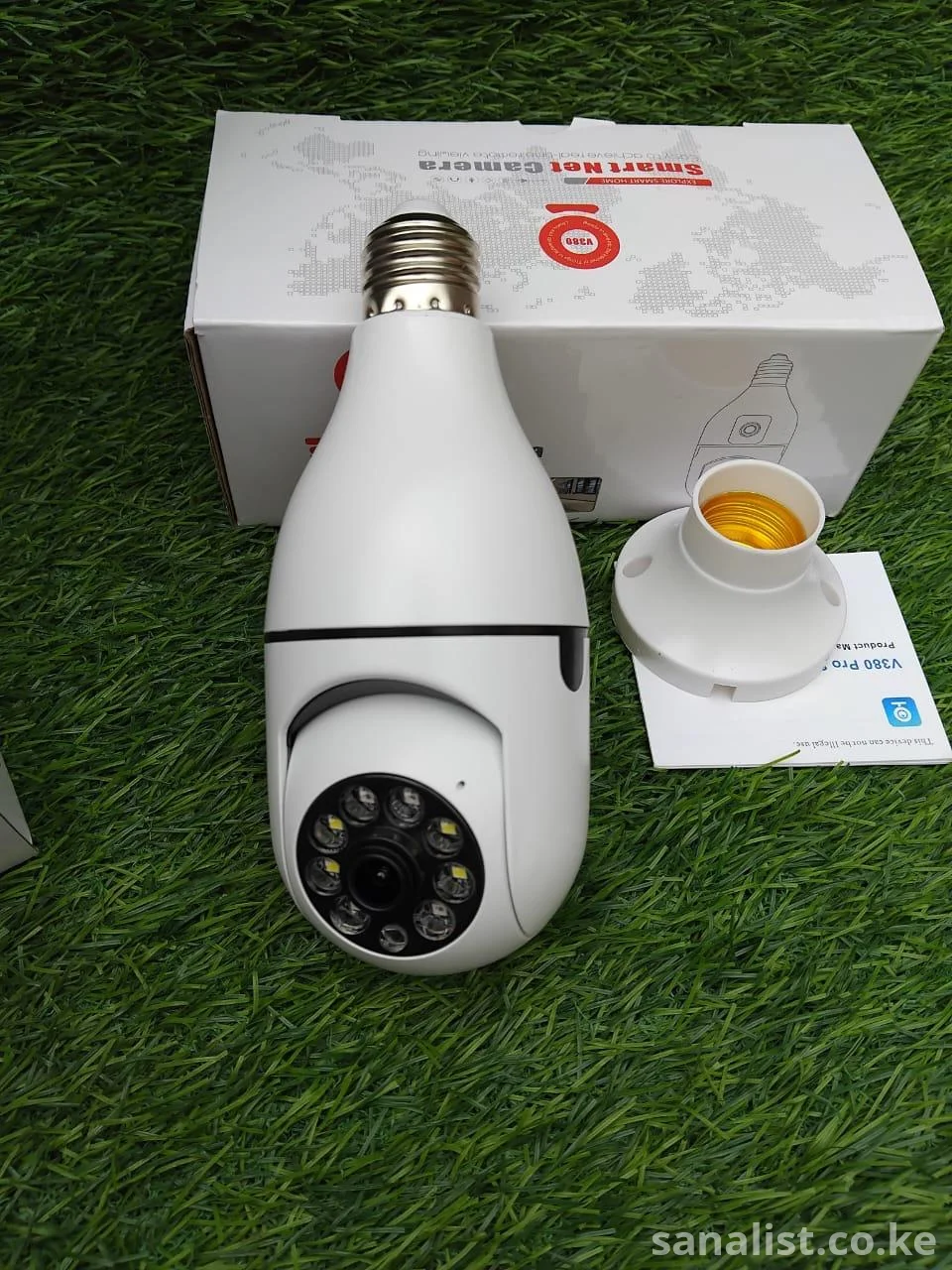 Smart PTZ Bulb Security Camera WiFi 1080P – E27 Light Socket CCTV by Jiwel Household, Nairobi