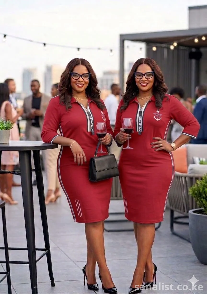 Elegant Bodycon Polo Dress for Women – Multiple Colours & Sizes Kenya