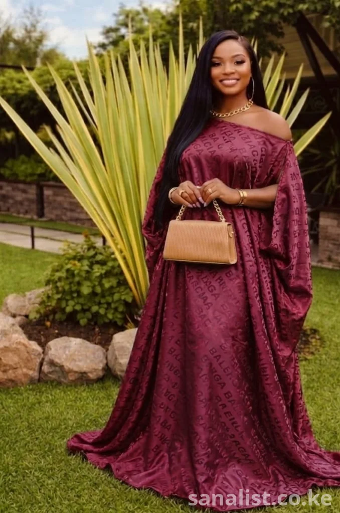 Elegant Burgundy Off-Shoulder Maxi Dress – Designer Inspired | Nairobi | Fashion for Sale in Kenya