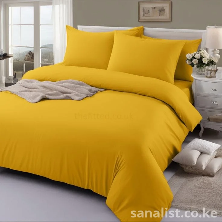 7x8 Pure Cotton Duvet Cover Set in Nairobi | 6pcs (4 Pillowcases) | Sanalist Kenya