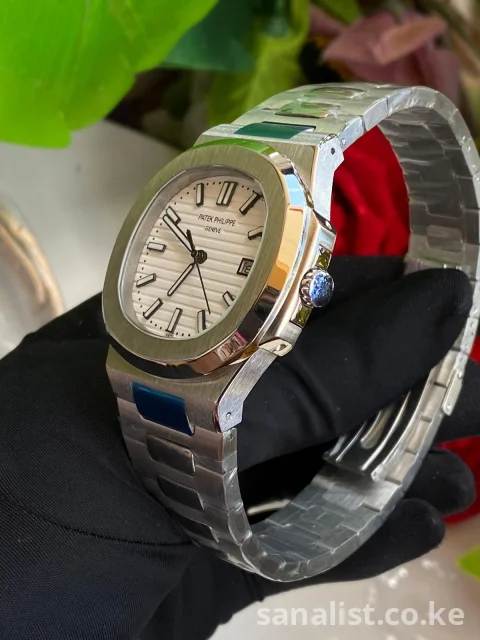 Patek Philippe-Style Silver Watch for Sale | Stunning Watches on Sanalist 3