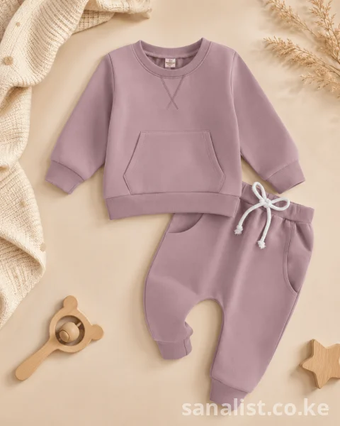 Cozy Unisex Baby Tracksuit Set in Nairobi | Premium Baby Outfit