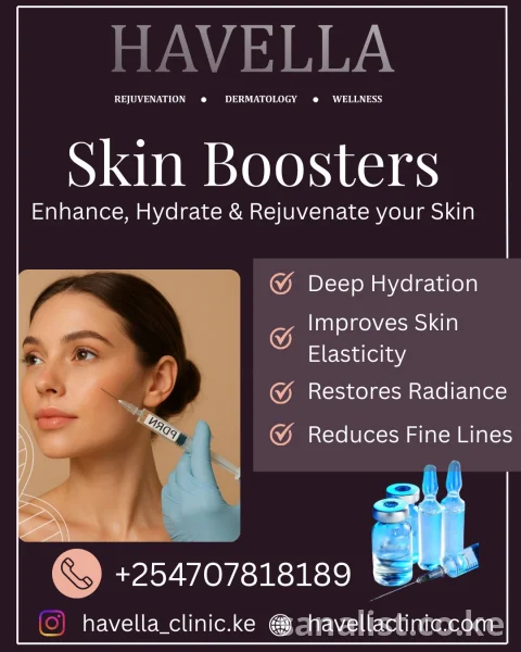 Skin Boosters in Nairobi | Hydrate, Glow & Rejuvenate Skin at Havella Clinic | Skin Booster Injections