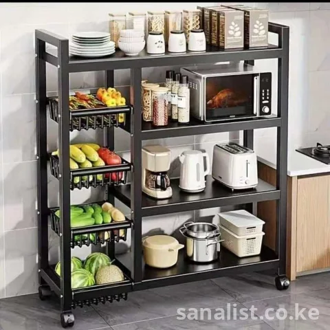 Heavy Duty Foldable Kitchen Storage Rack Nairobi | GEE PLUG KITCHEN