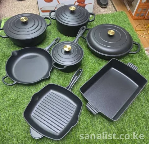 Cast Iron Cookware Set Nairobi | Premium Pots & Pans Kenya
