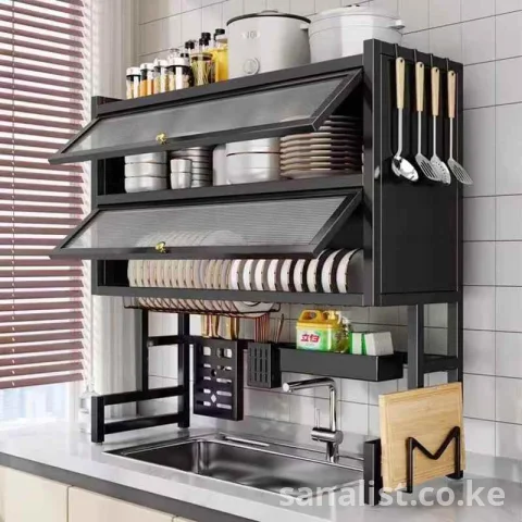2 Layer Multifunctional Kitchen Rack Nairobi | Glam by May Kenya