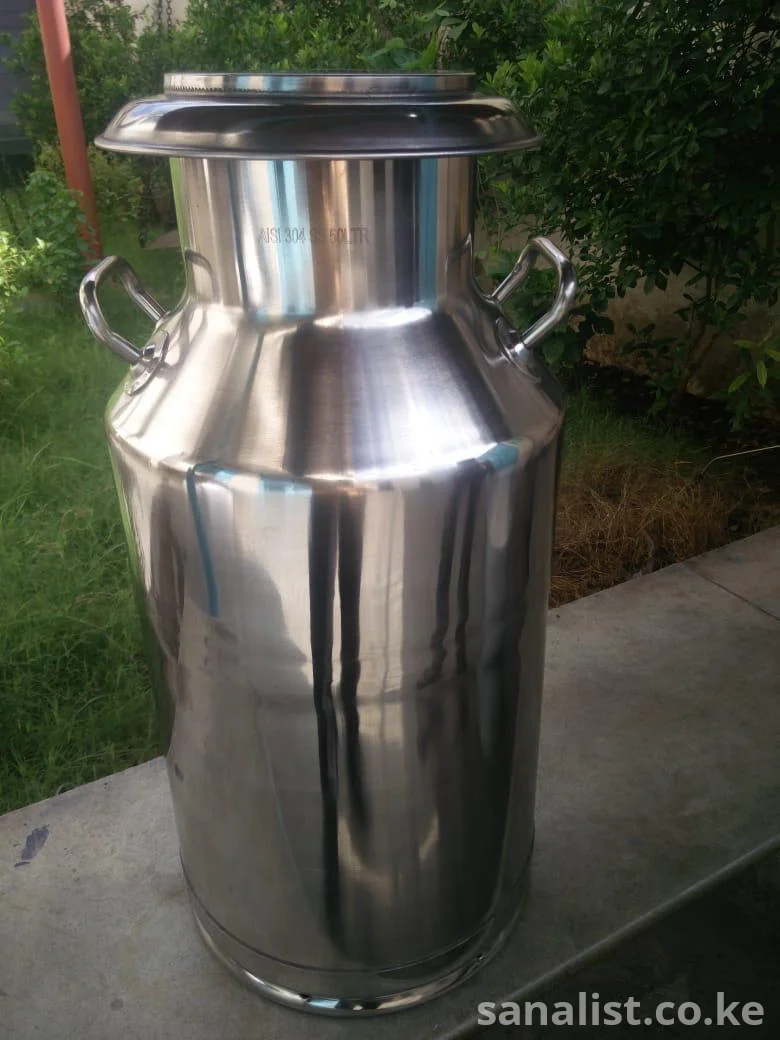 Premium Stainless Steel Milk Can for Sale in Nairobi Kenya | Food Grade Dairy Container