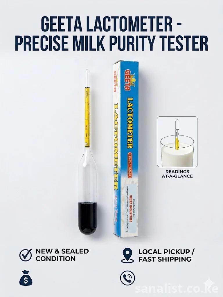 Geeta Lactometer for Milk Testing in Kenya  Milk Purity Tester Nairobi