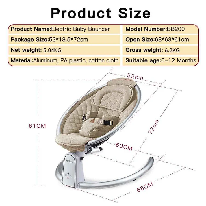 Hot Mom Electric Baby Bouncer – Baby Swinger & Rocker Chair | Nairobi | ActiveKids