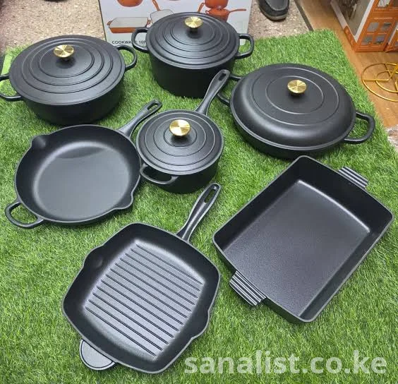Cast Iron Cookware Set Nairobi | Premium Pots & Pans Kenya