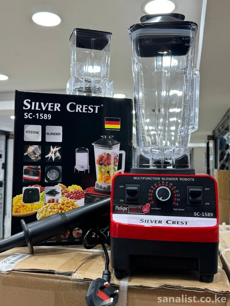 Silver Crest SC-1589 Blender Nairobi | 4500W Heavy Duty Blender Kenya