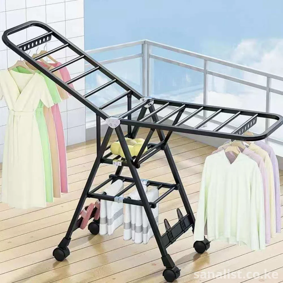 Foldable Clothes Drying Rack Nairobi | Heavy-Duty Laundry Stand Kenya