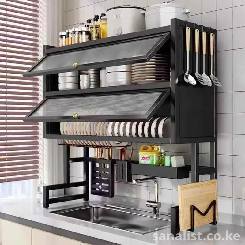 2 Layer Multifunctional Kitchen Rack Nairobi | Glam by May Kenya
