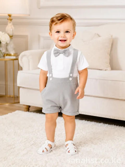 Stunning Baby Boy Suspender Outfit Set | ActiveKids Baby Shop Nairobi 9
