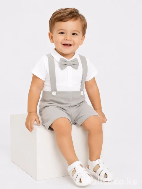 Stunning Baby Boy Suspender Outfit Set | ActiveKids Baby Shop Nairobi 4