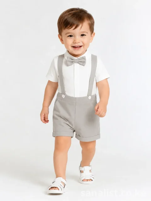Stunning Baby Boy Suspender Outfit Set | ActiveKids Baby Shop Nairobi 3