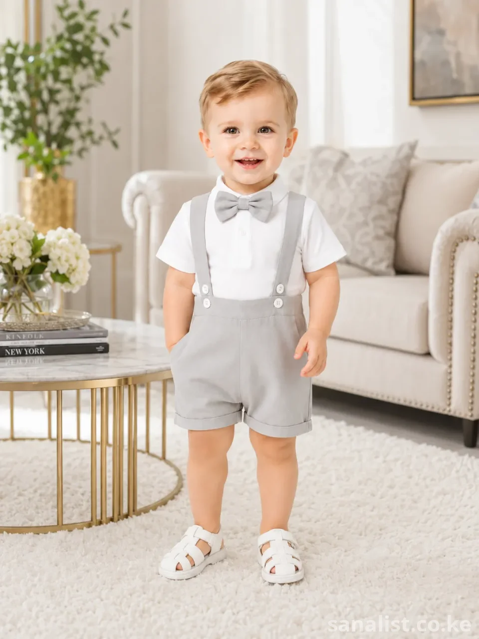Stunning Baby Boy Suspender Outfit Set | ActiveKids Baby Shop Nairobi
