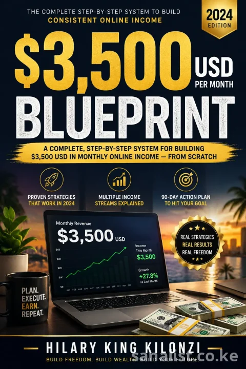 The $3,500/Month Blueprint by Hilary King Kilonzi | Build Consistent Online Income