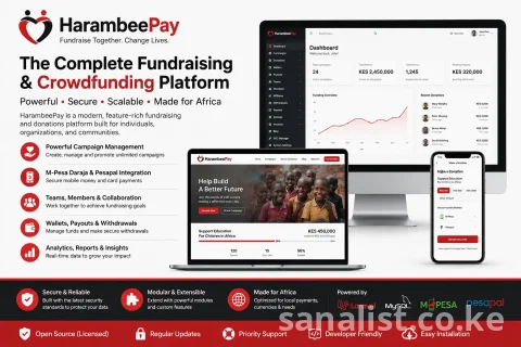HarambeePay – Fundraising & Crowdfunding Platform PHP Script