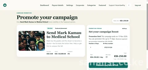 HarambeePay – Fundraising & Crowdfunding Platform PHP Script 7