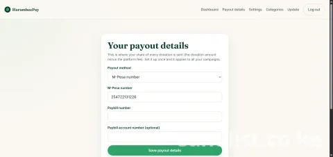 HarambeePay Lite – M-Pesa Donation & Fundraising Platform | Earn While You Sleep 3
