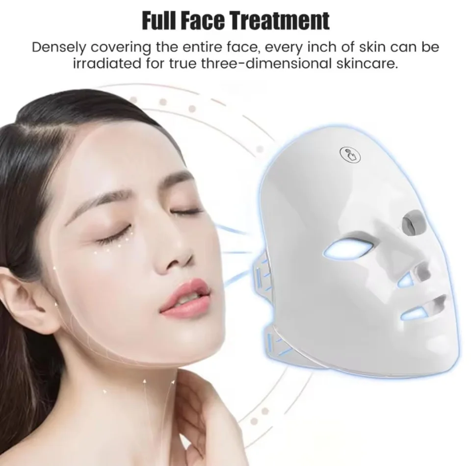 7 Color LED Beauty Mask with USB Charger | Nairobi