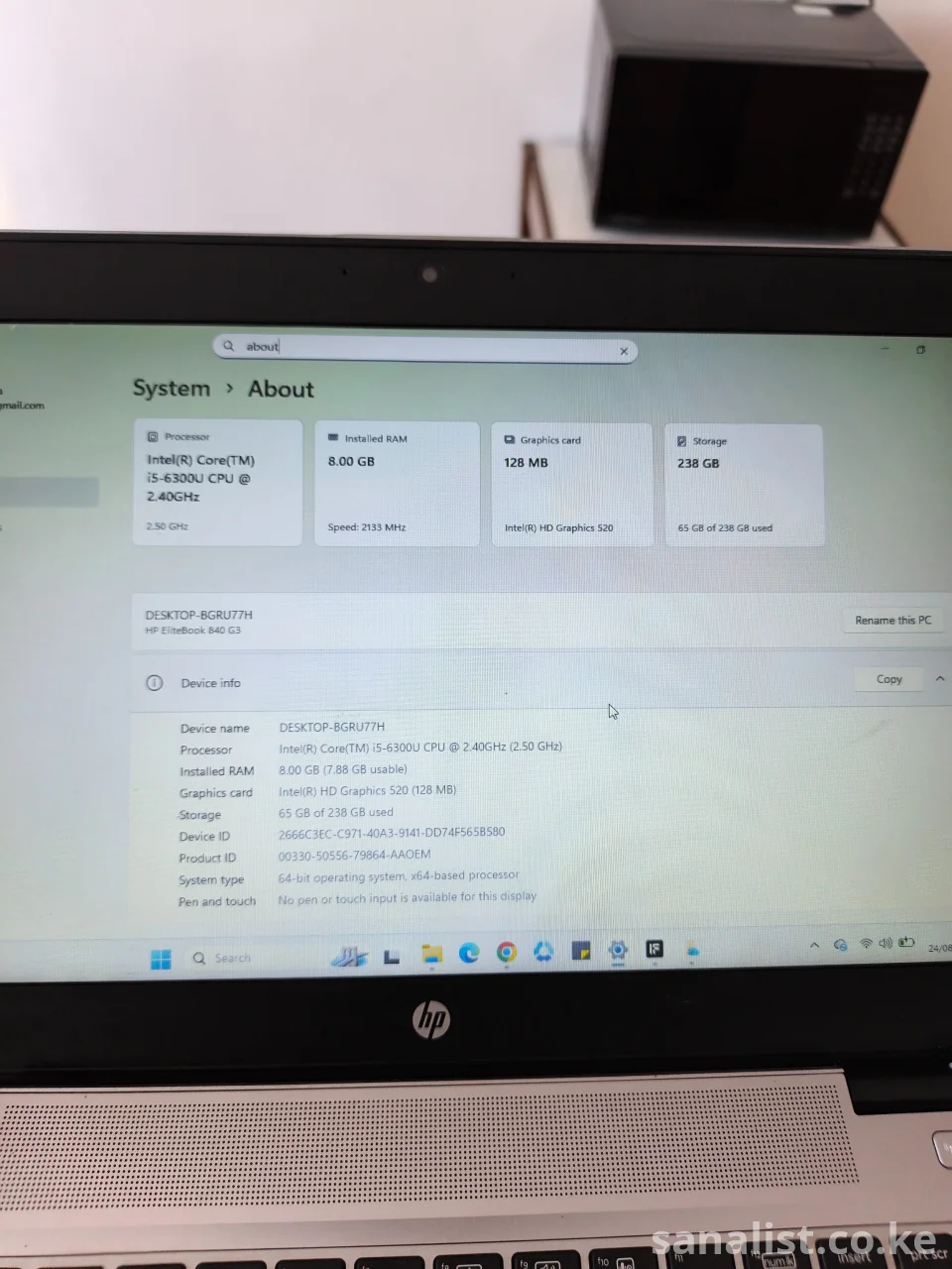 Intel Core i5 Used Laptop for Sale – 8GB RAM, SSD, 14" Display | KSh 23,000