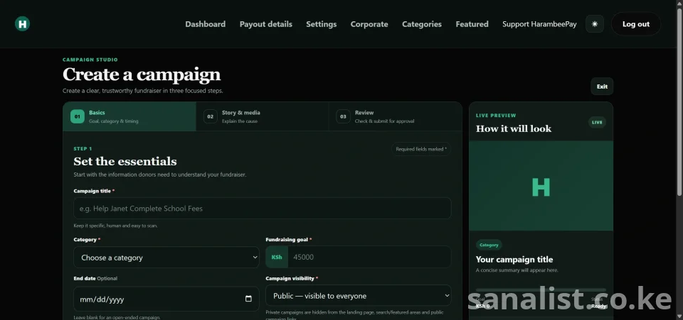 HarambeePay – Fundraising & Crowdfunding Platform PHP Script