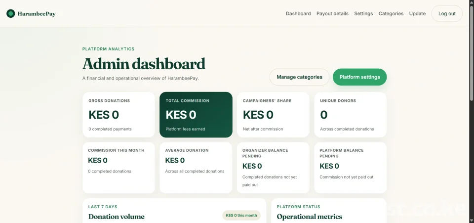 HarambeePay Lite – M-Pesa Donation & Fundraising Platform | Earn While You Sleep