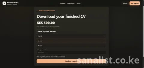 Resume Builder for Sale | Professional CV Builder Script 6