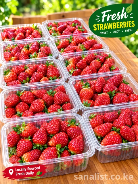 Fresh Farm Strawberries in Kenya – Doorstep Delivery