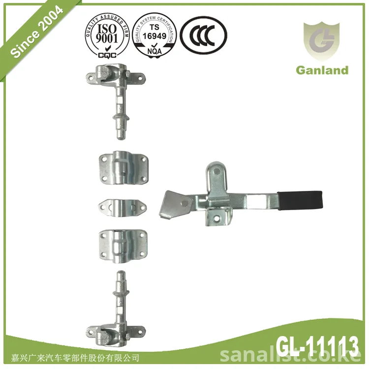 Ganland GL311K13 Van Door Hinge & Lock Hardware Fitting Set
