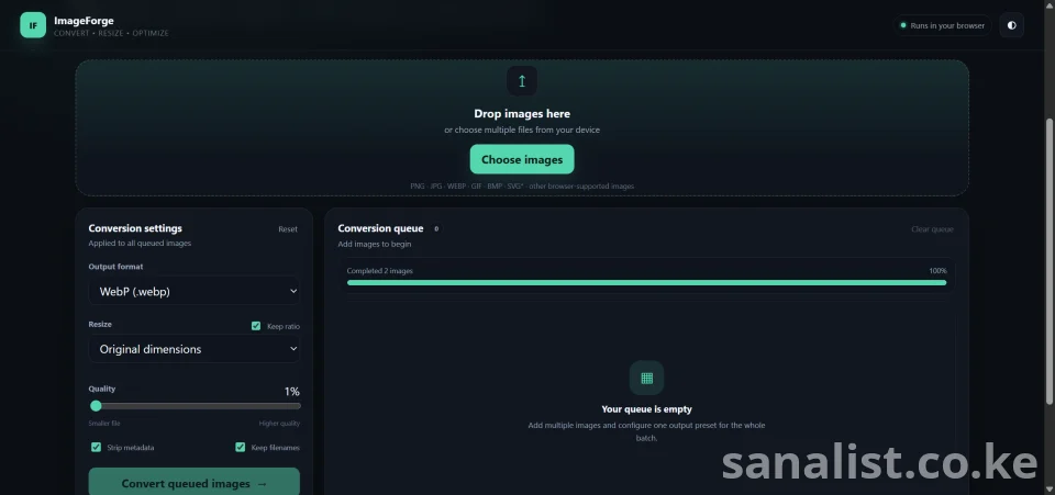 ImageForge — Online Image Converter & Resizer Script |Start Image Converter saas Platform
