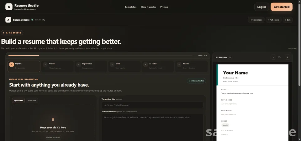 Resume Builder for Sale | Professional CV Builder Script