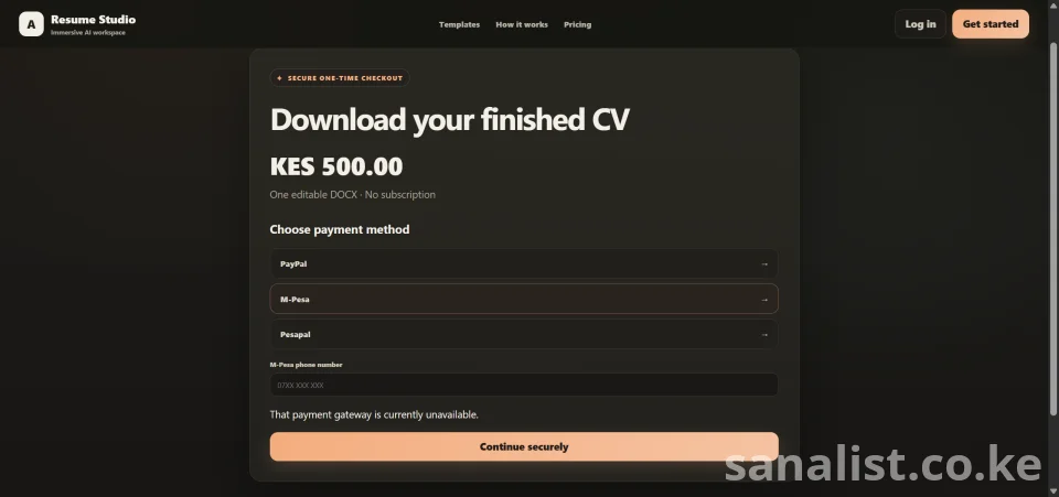 Resume Builder for Sale | Professional CV Builder Script