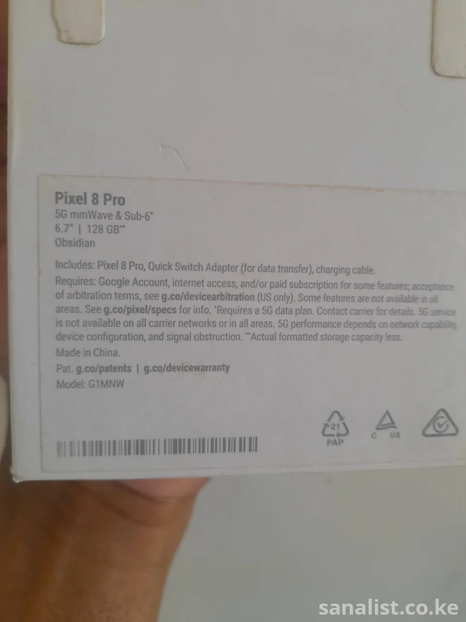 Used Google Pixel 8 Pro 128GB for Sale in Nairobi, Kenya | 12GB RAM