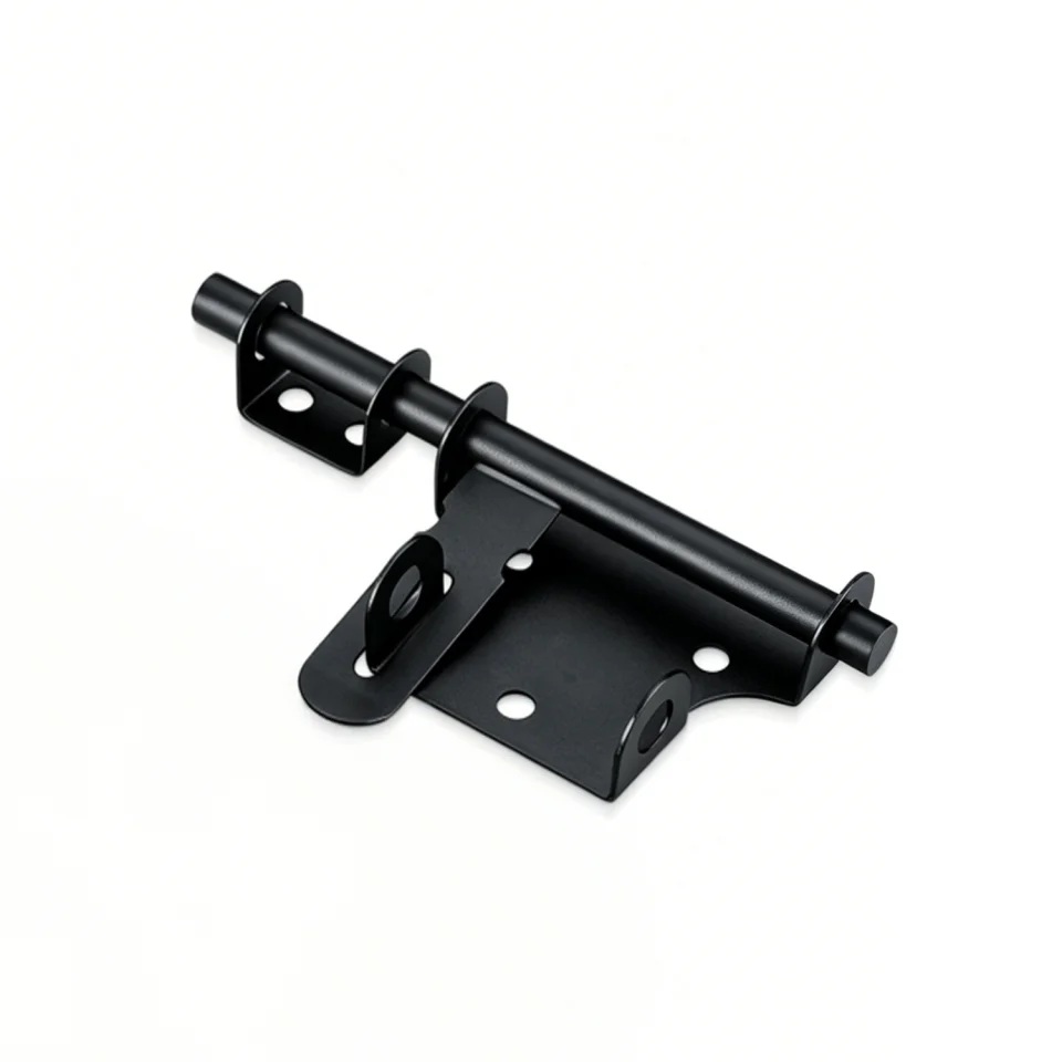 Black Heavy Duty Door Bolt Latch | Sliding Gate and Door Lock